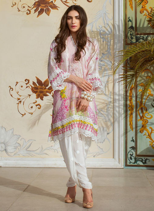 Picture of Pure Crepe Silk Shalwar