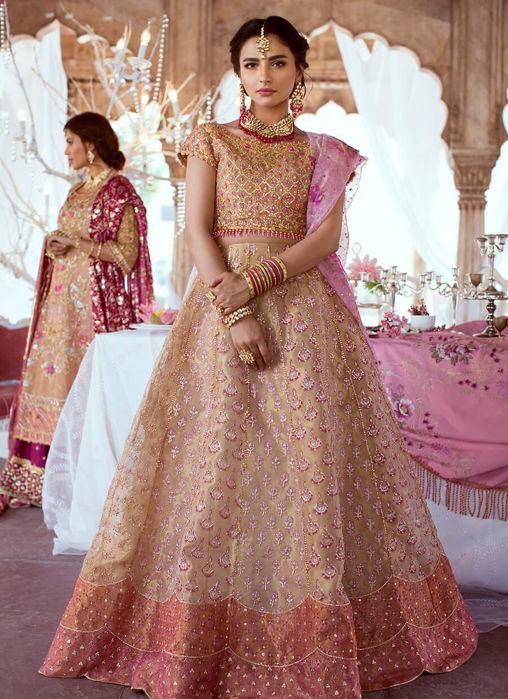 Picture of Rose Gold Lehnga Choli