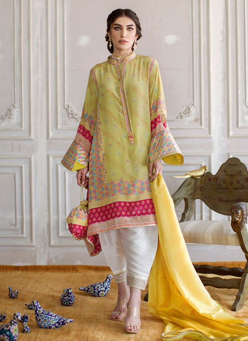 Picture of Mila Crepe Tunic And Silk Dupatta