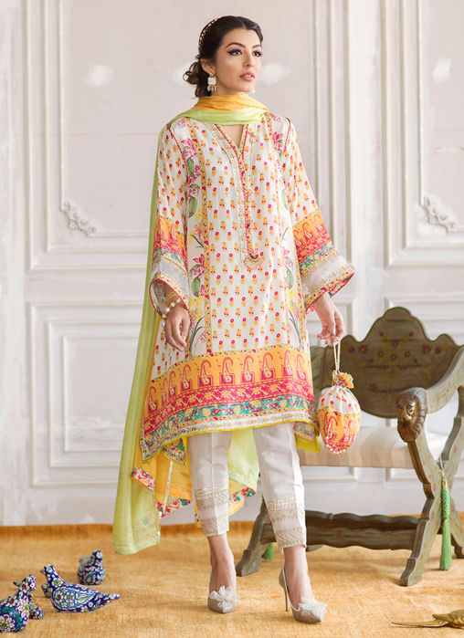 Dahlia Crepe Tunic And Silk Dupatta