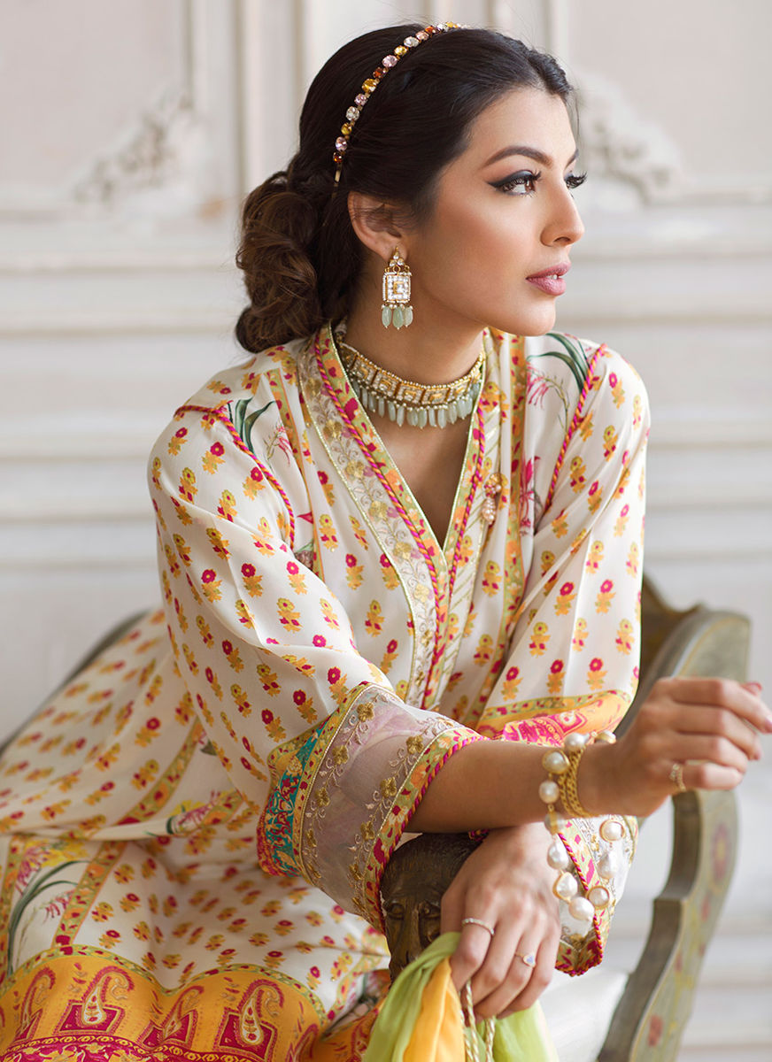 Dahlia Crepe Tunic And Silk Dupatta