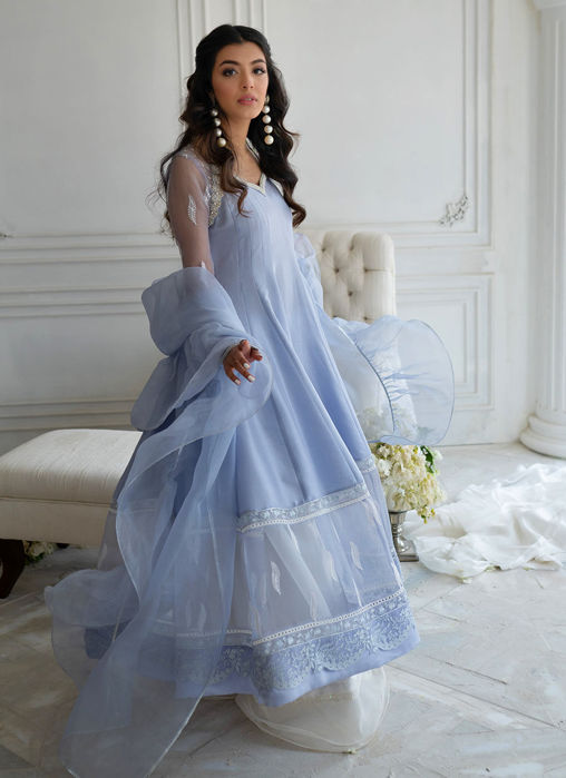 Feefee Periwinkle Kalidaar And dupatta