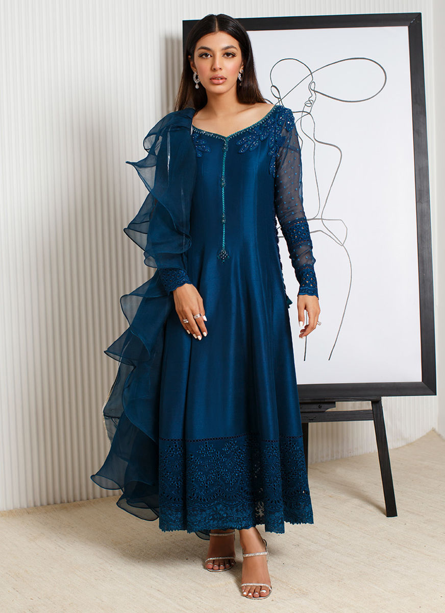 Sapphire Cutwork Shirt And Dupatta