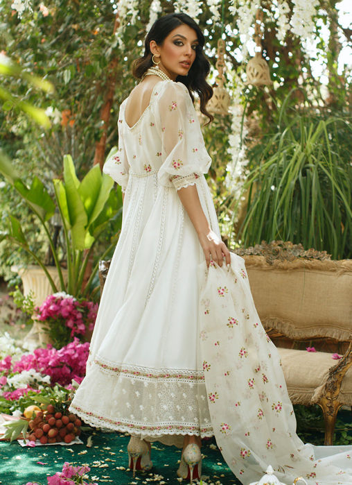 Ivory Rayna Kalidaar And Dupatta