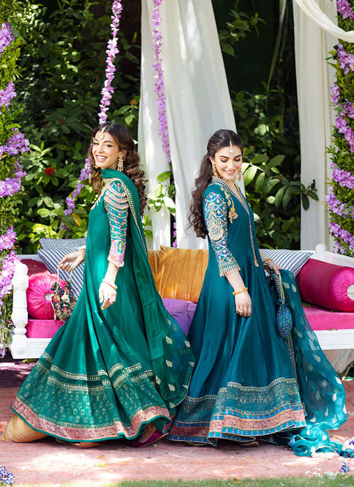 Eira Emerald Kalidaar And dupatta
