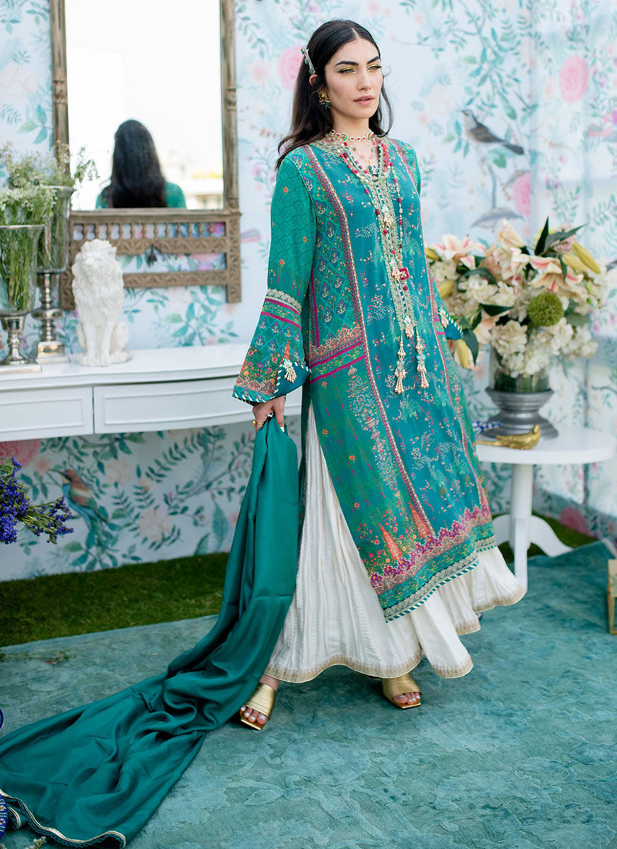 Juneberry Shirt And Dupatta