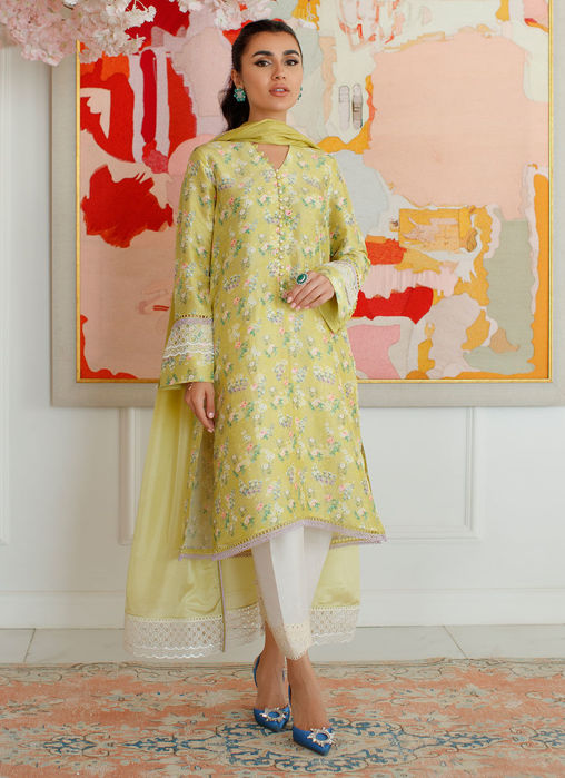 Picture of Eden Kiwi Shirt And Dupatta