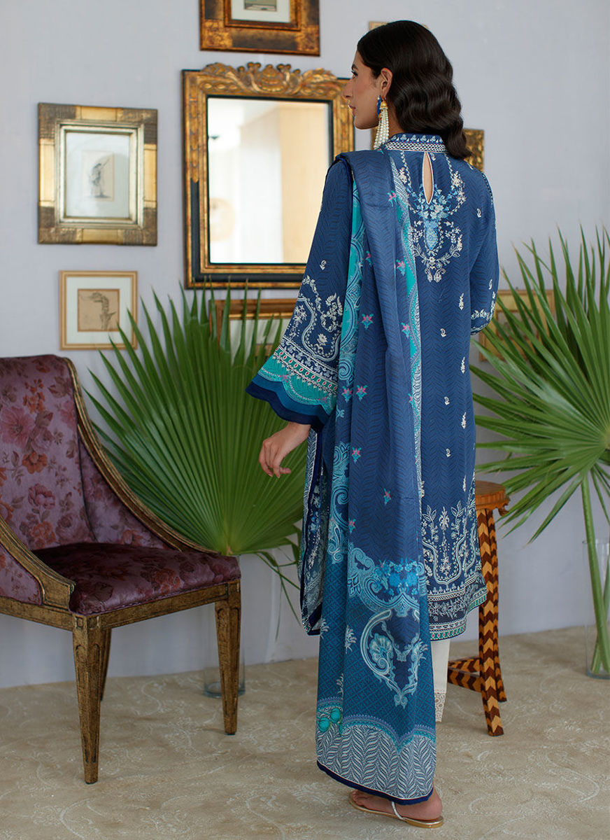 Aaliyah Midnight Shirt And Dupatta