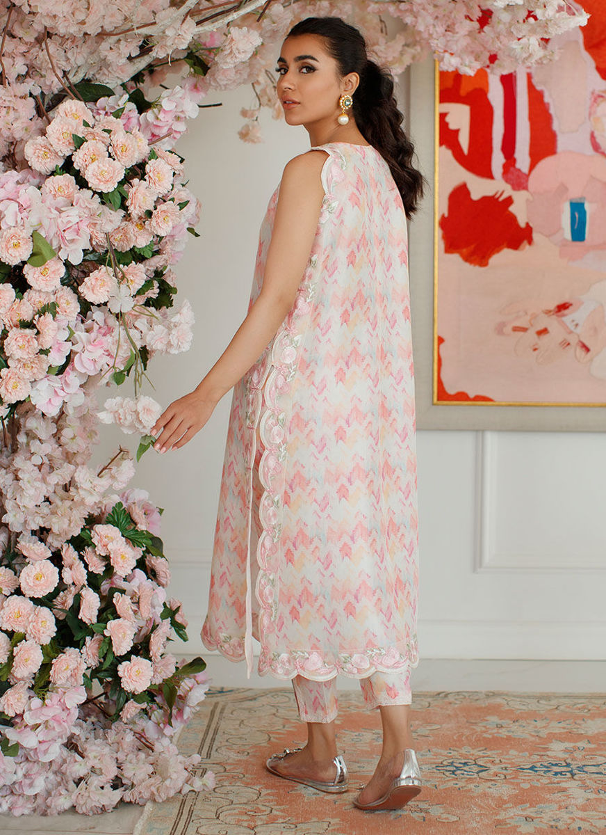 Ikat Emma Shirt And Dupatta