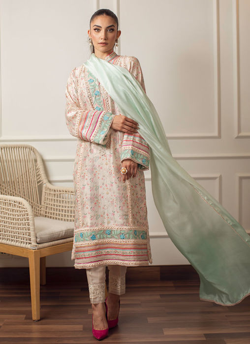 Enya Pink Shirt And Dupatta