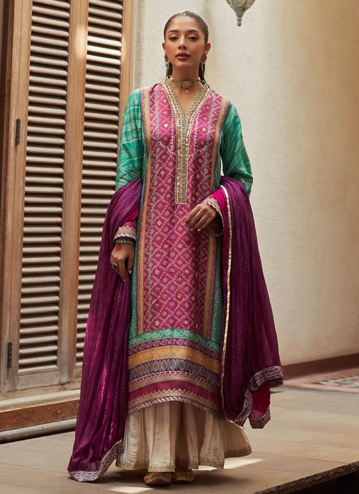 Carine Emerald Kurta And Dupatta