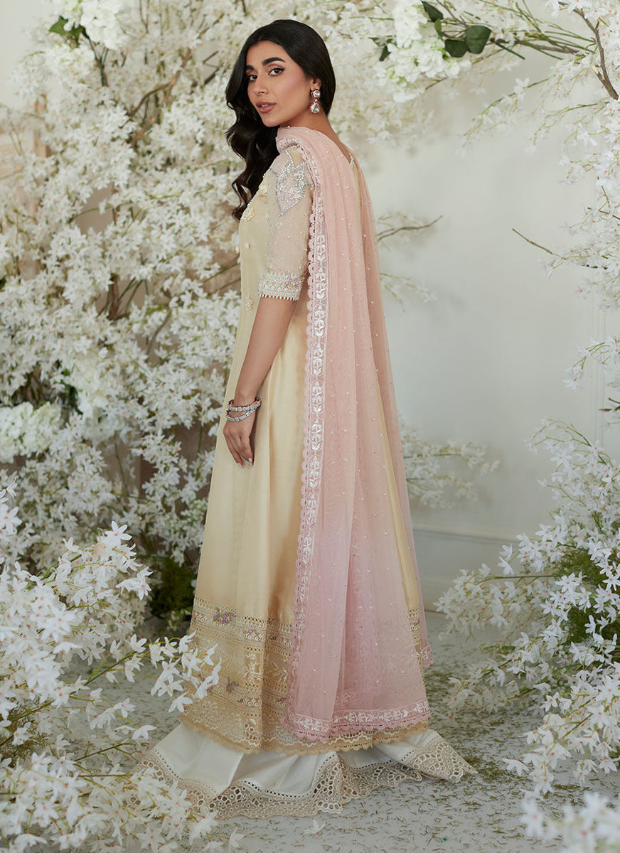 Pomello Lemon Kalidaar And Dupatta