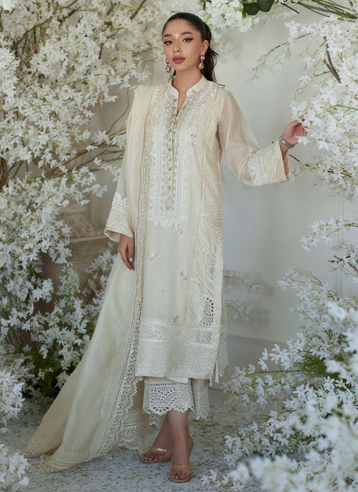 Picture of Paige Ivory Shirt And Dupatta