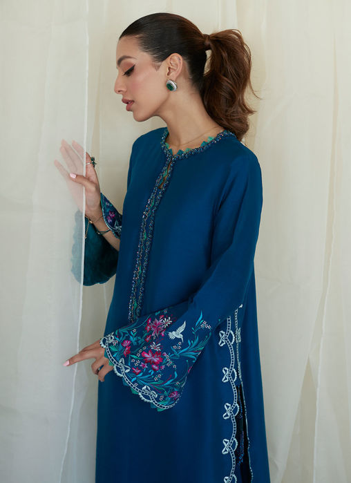 Lumira Teal Shirt And Dupatta