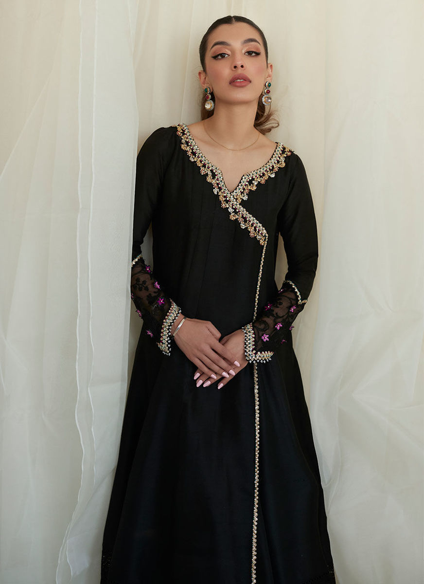 Raven Black Kalidaar And Dupatta