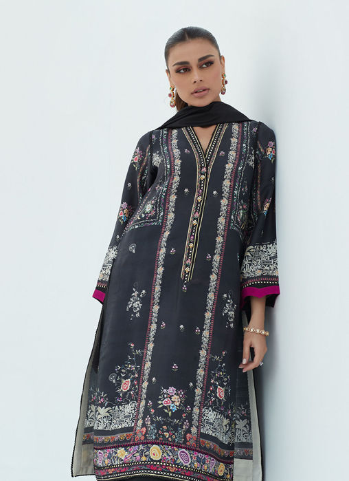 Leo Sable Shirt And Dupatta