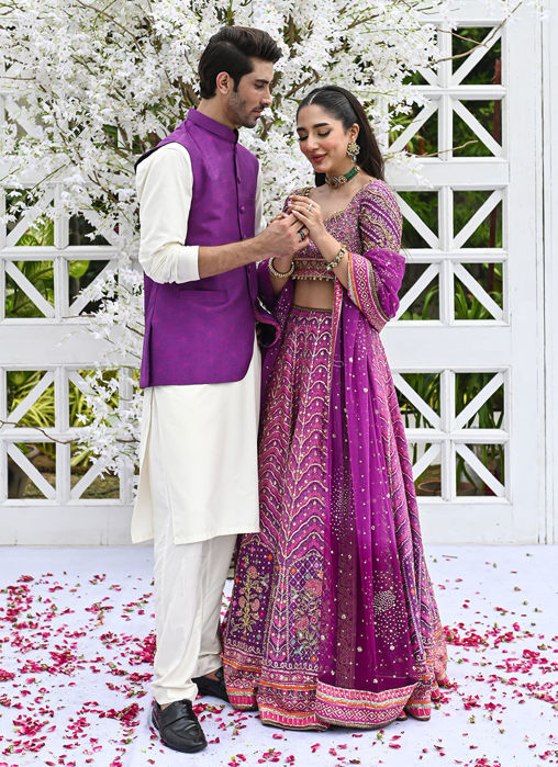 Farzaneh Purple Waistcoat