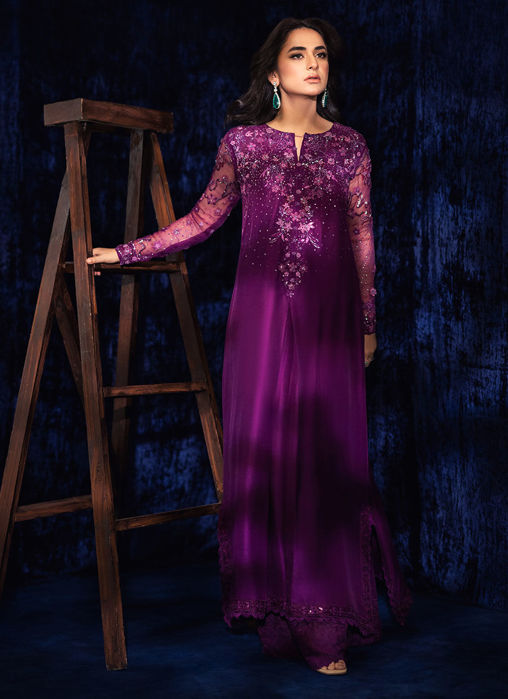 Starr Aubergine Kaftan