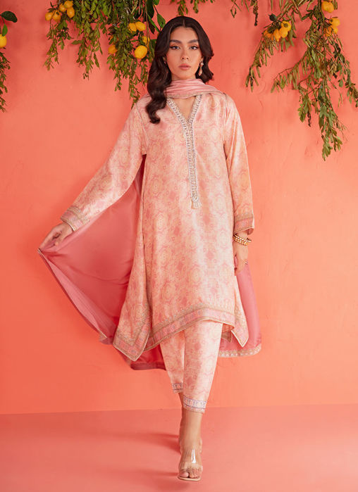 Picture of Mona Blush Shirt And Dupatta