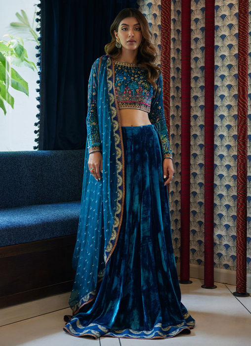 Picture of Reem Teal Lehnga Choli