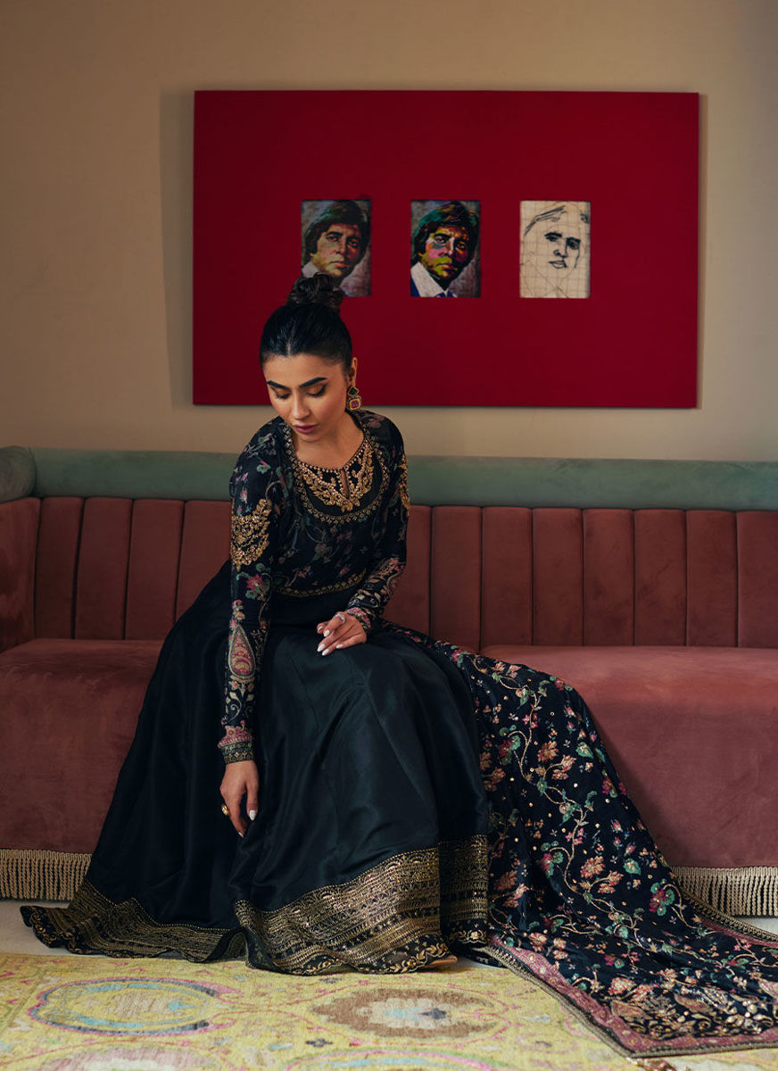 Veroz Kalidaar And Silk Dupatta