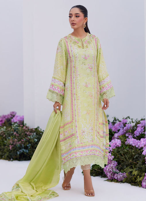 Picture of Kelly Lime Shirt And Dupatta