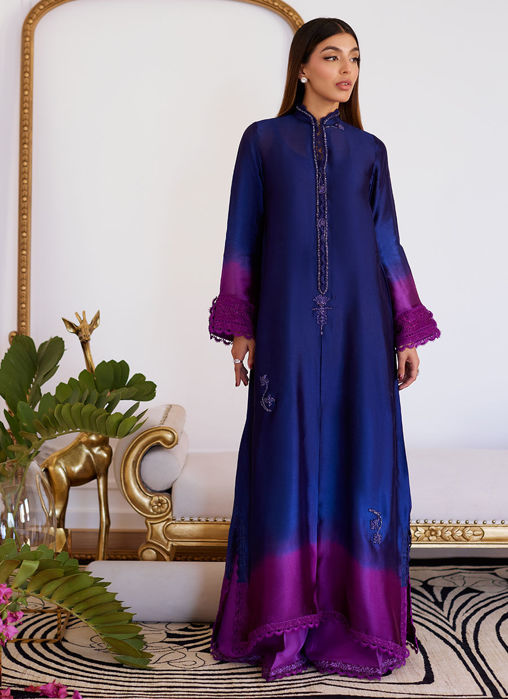 Picture of Morgana Ombre Shisha Silk Long Shirt