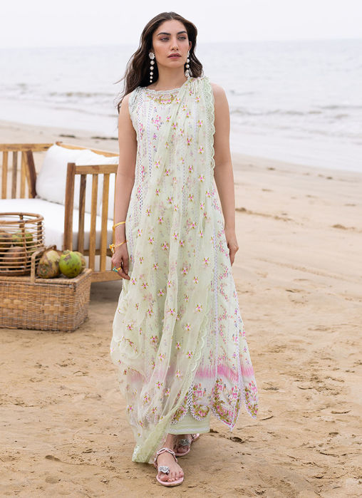 Picture of Kai Shirt with Pre-Draped Dupatta