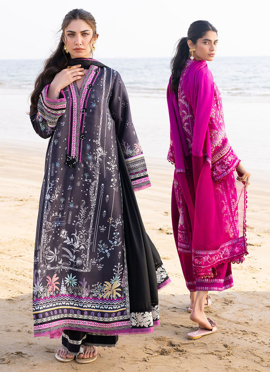 Suri Onyx Shirt And Dupatta