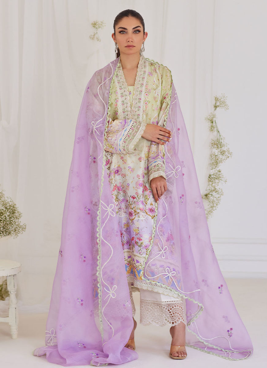 Renata Embroidered Organza Dupatta