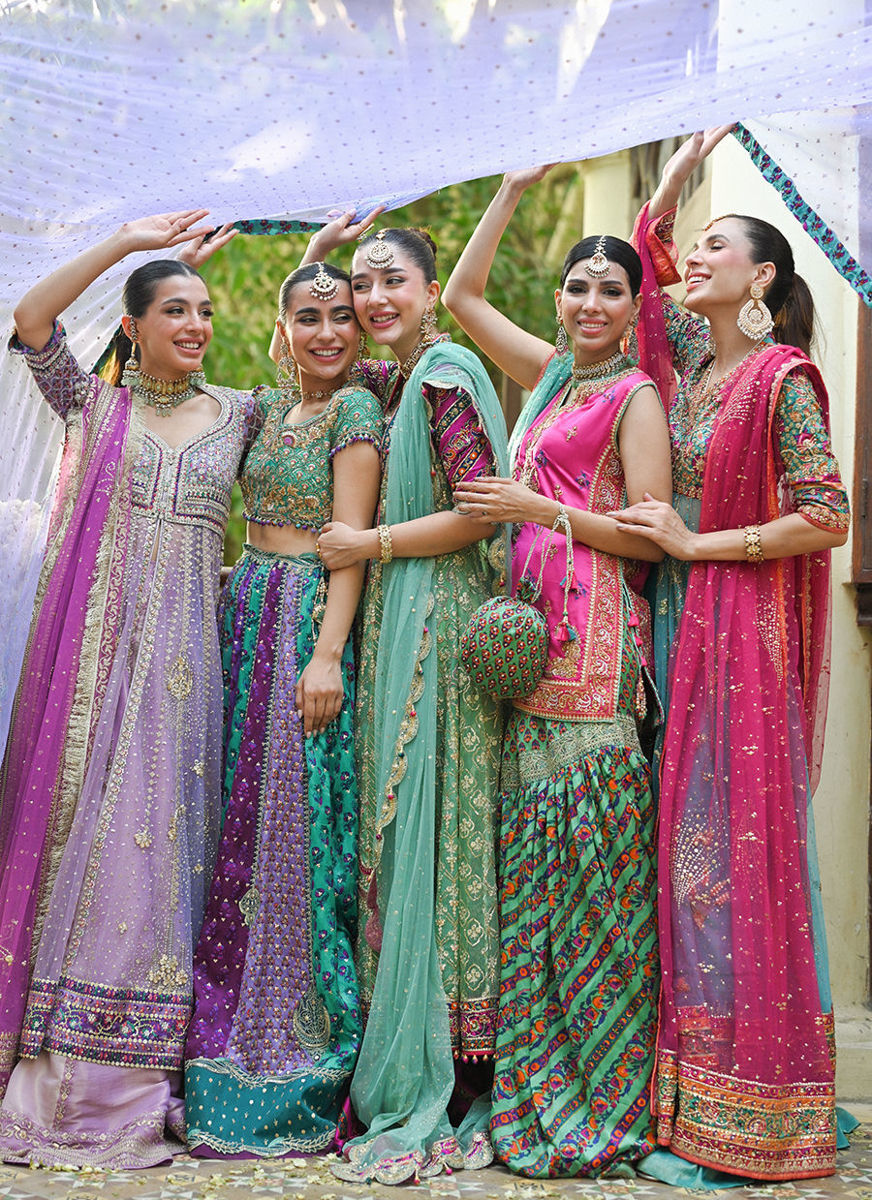 Elena Rani Pink Shirt With Block Printed Gharara