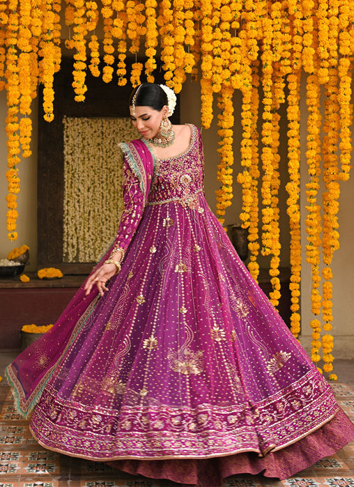 Donna Orchid Purple Kalidaar