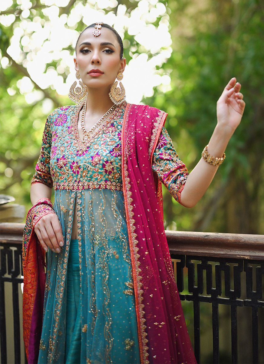 Vivia Sea Green Kalidaar