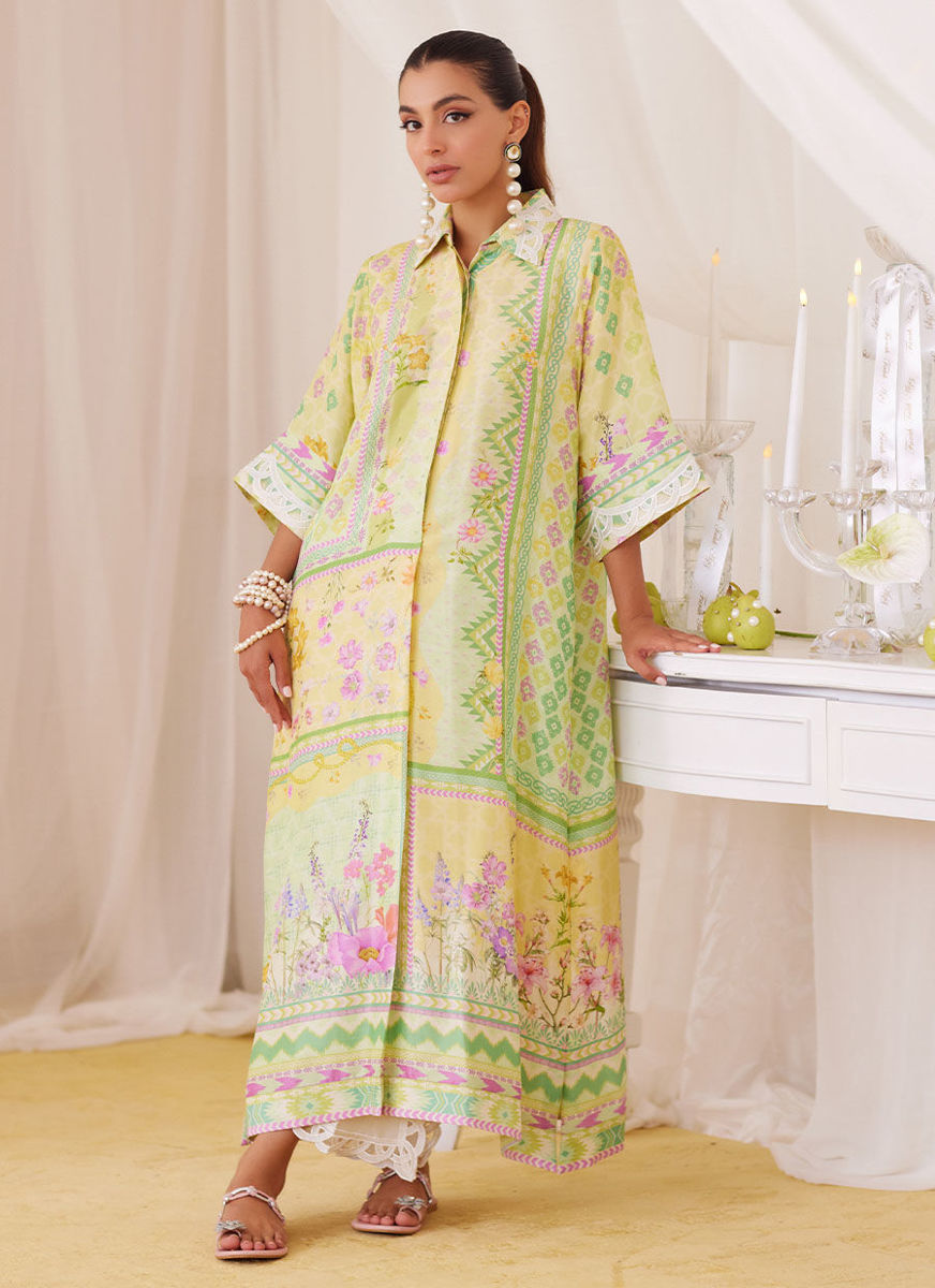 Butter Yellow Shirt Dress