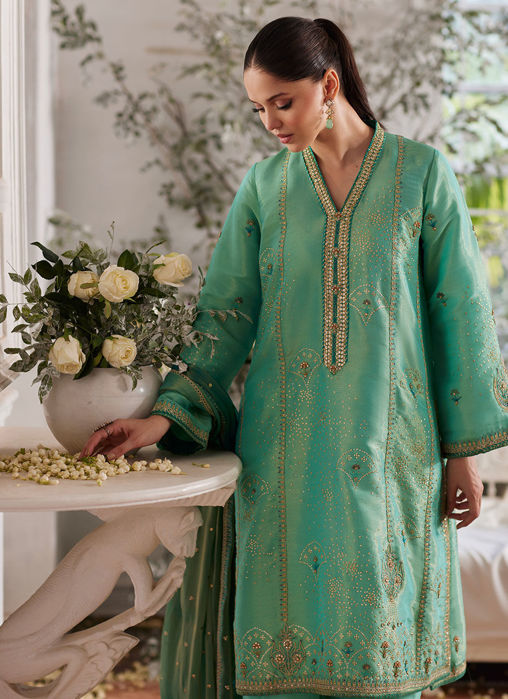 Mereen Ferozi Shirt And Dupatta