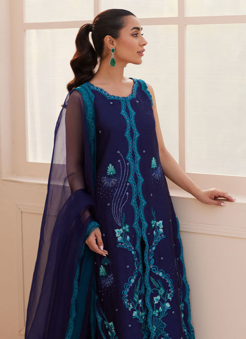 Rio Ink Shirt And Dupatta