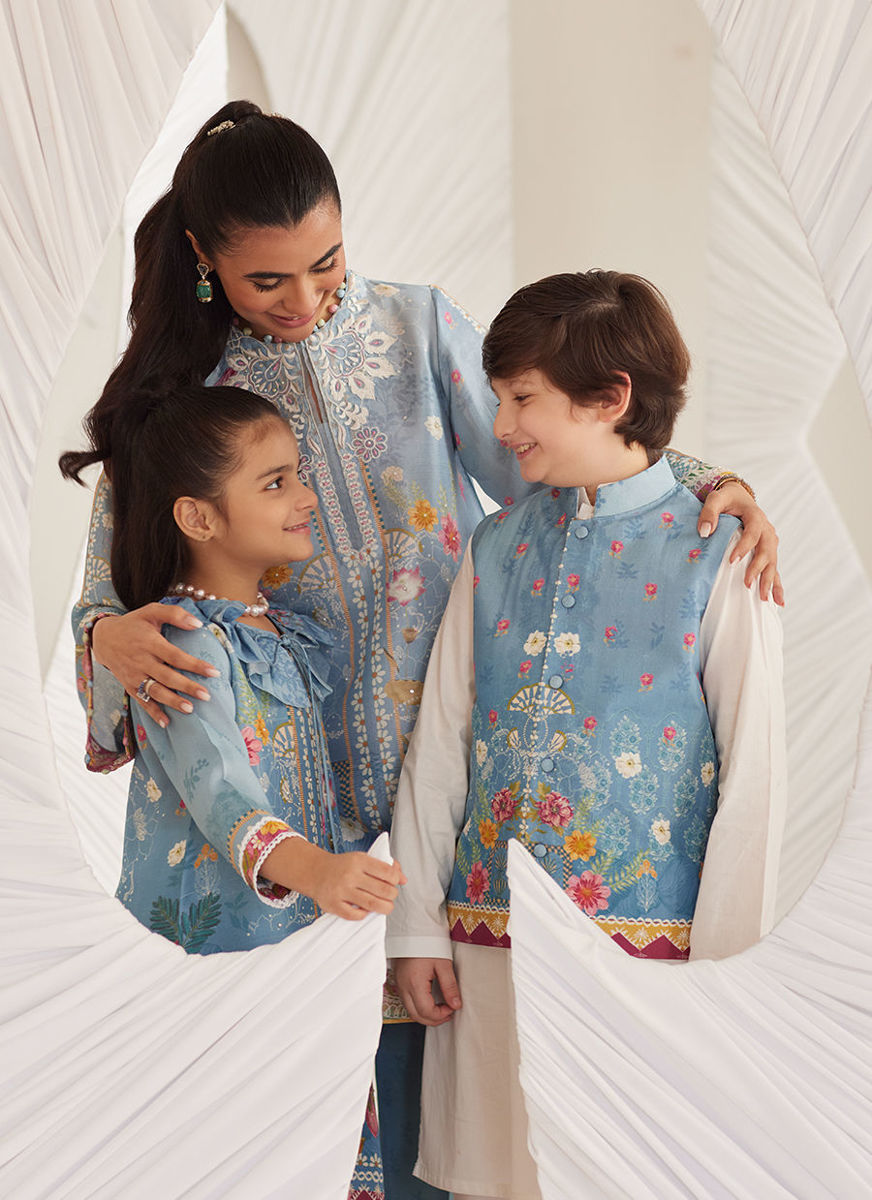 Carla Slate Blue Shirt And Pants