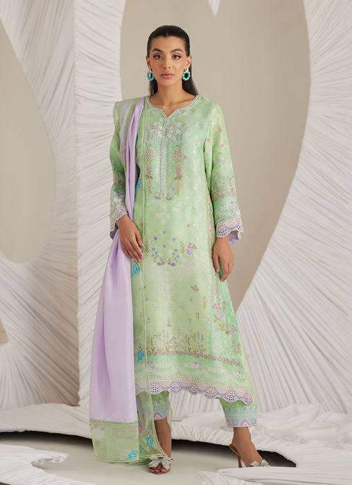 Picture of Felice Aqua Shirt And Dupatta