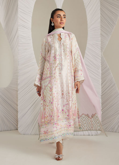 Picture of Brea Ivory Shirt And Dupatta