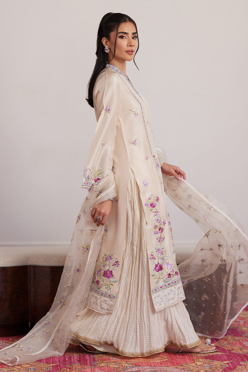 Lexie Ivory Shirt And Dupatta