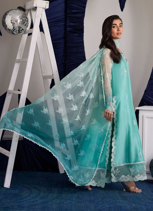 Zima Peppermint Kalidaar And Dupatta