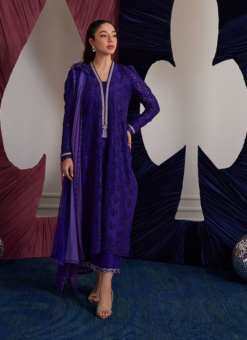 Picture of Gloria Indigo Shirt And Dupatta