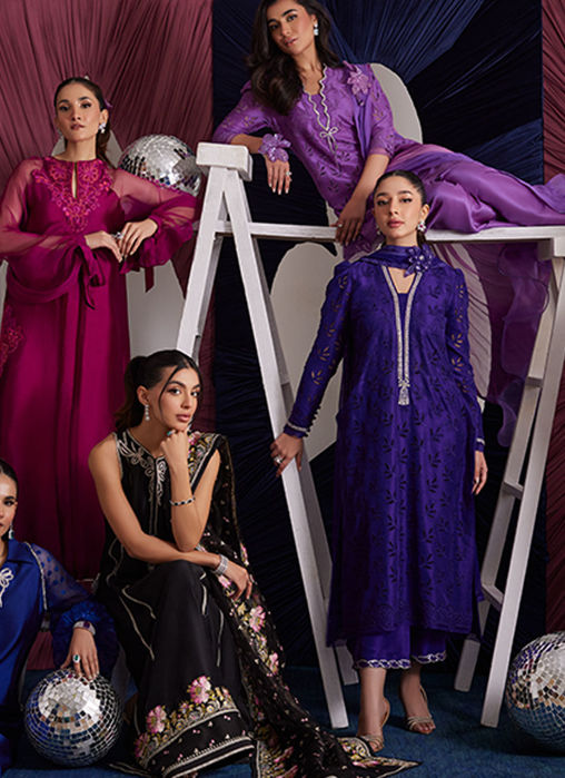 Gloria Indigo Shirt And Dupatta