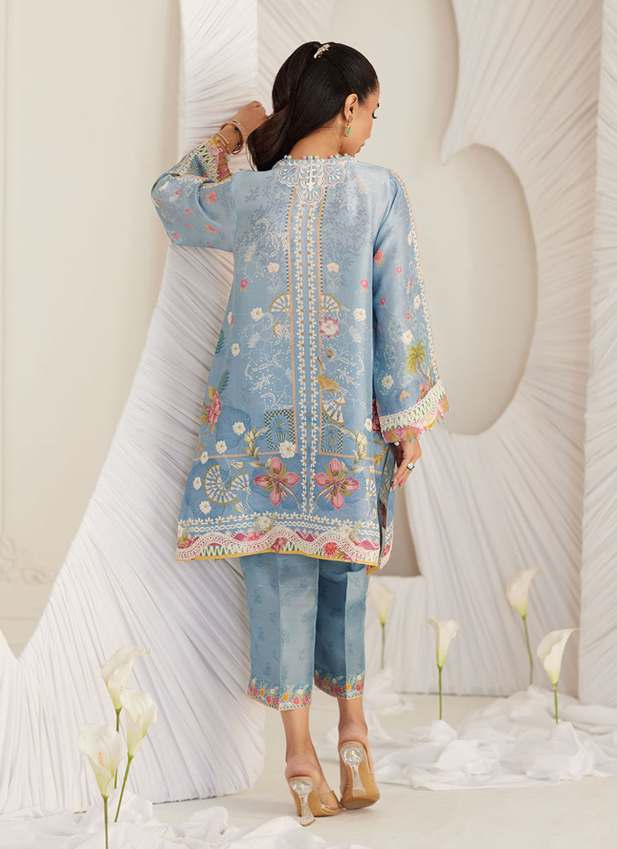 Carla Slate Blue Shirt and Pants