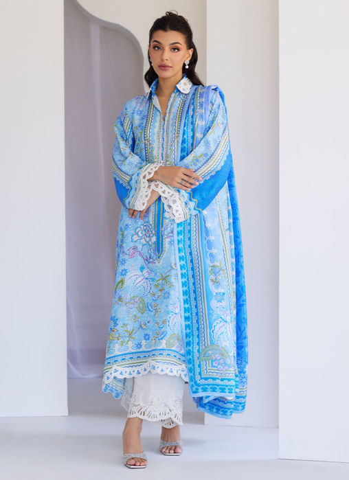 Picture of Zadie Blue Shirt And Dupatta