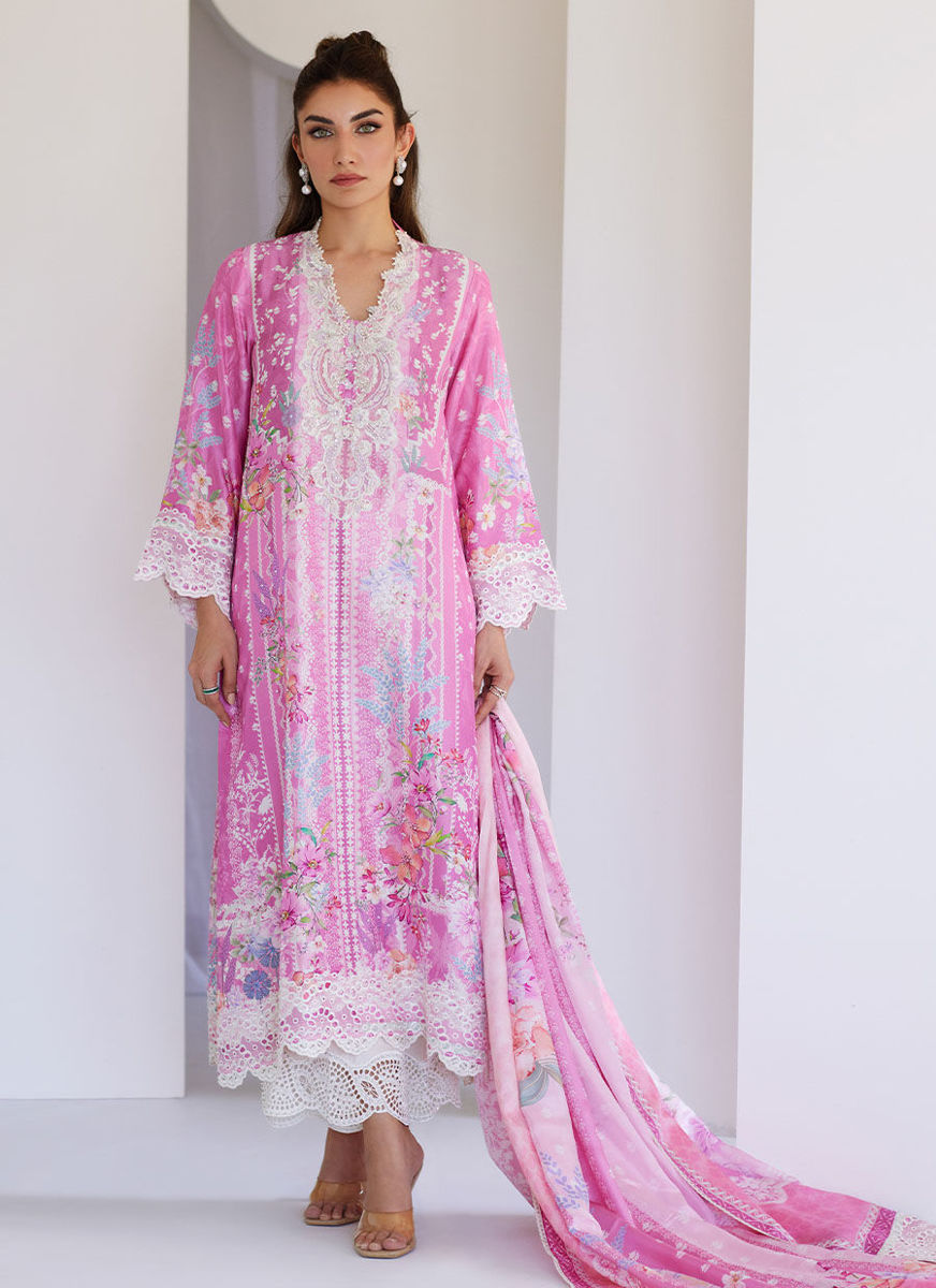 Lyra Pink Shirt And Dupatta