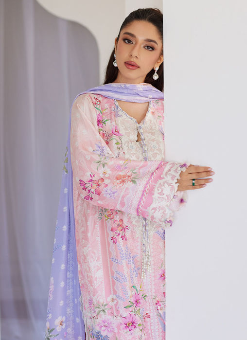Oddie Pink Shirt And Dupatta