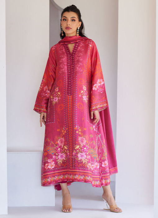 Picture of Alira Crimson Shirt And Dupatta