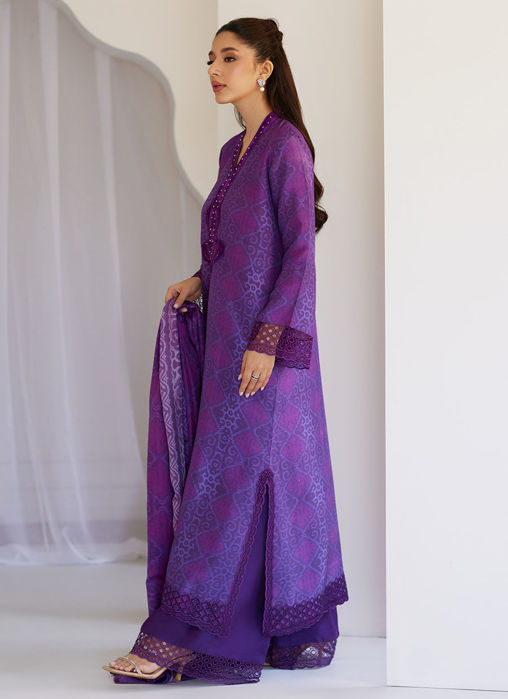 Amity Purple Shirt And Dupatta