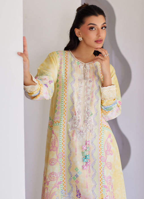 Cali Raw Silk Kaftan